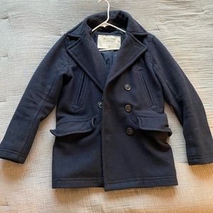 Size XS mens A&F wool peacoat.